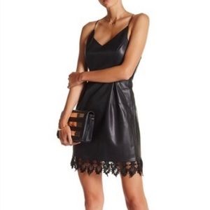 Romeo+Juliet Couture Vegan Leather Dress